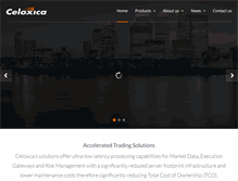 Tablet Screenshot of celoxica.com